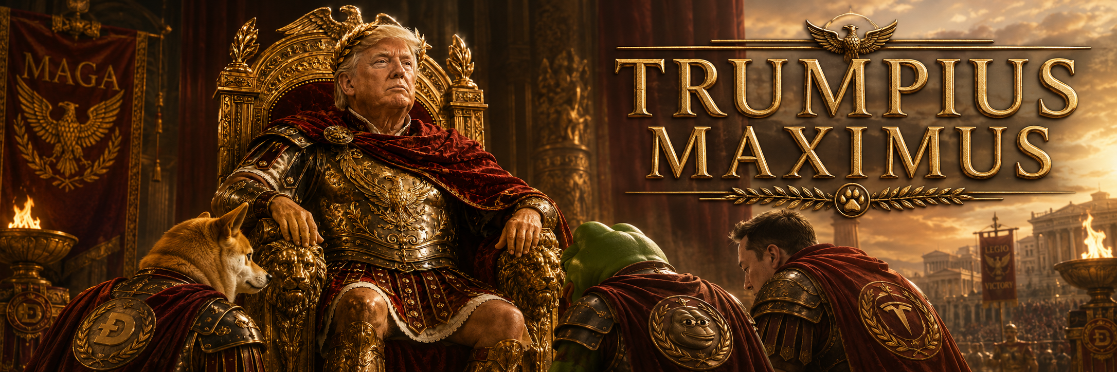 Join the Emperor Trumpius Maximus legion — America is Back